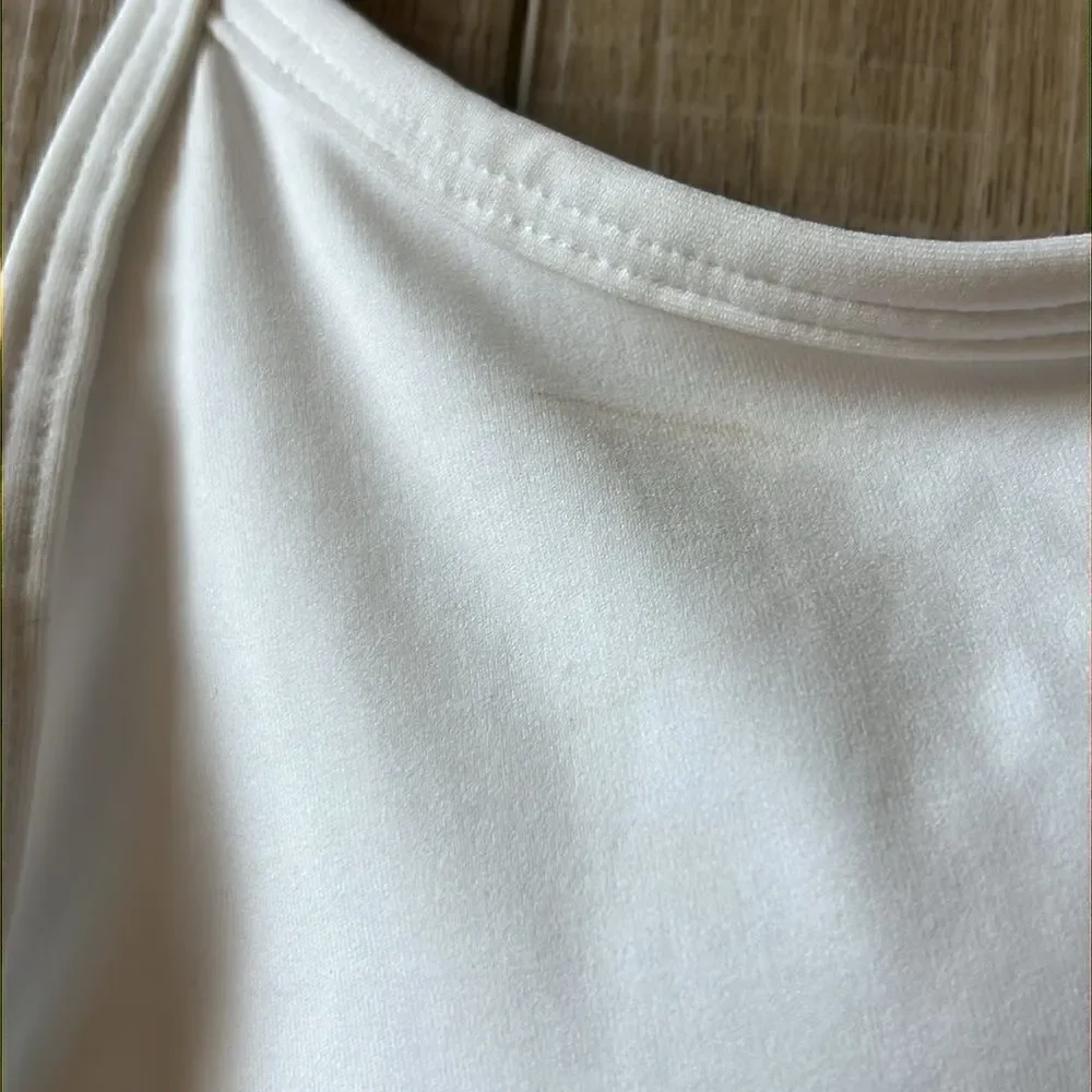 Free People White Do It To It Tank L